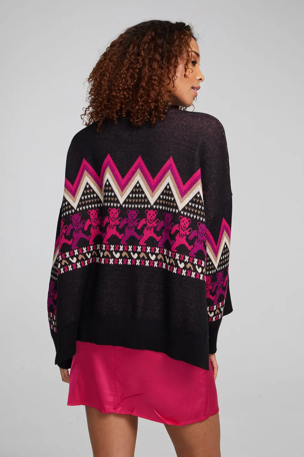 Chaser Brand Grateful Dead Fair Isle Bears Sweater Store