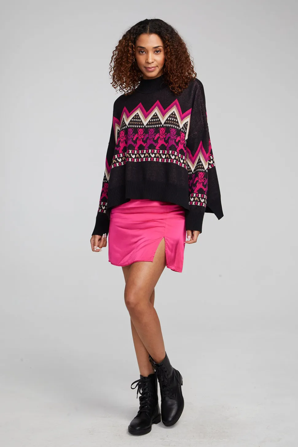 Chaser Brand Grateful Dead Fair Isle Bears Sweater Store