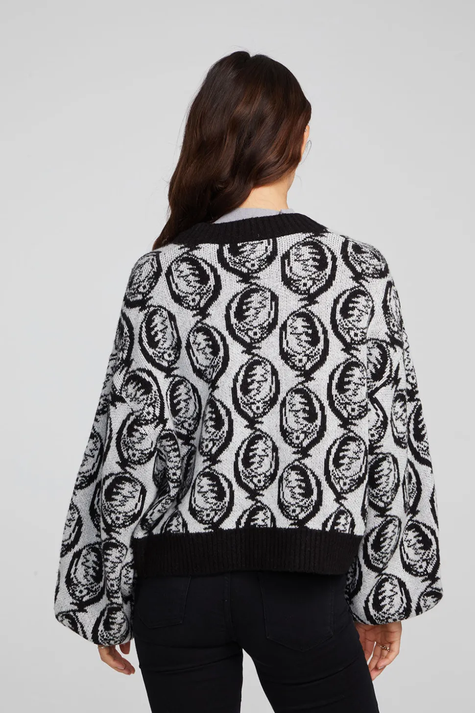 Chaser Brand Grateful Dead Steal Your Face Cardigan Flash Sale
