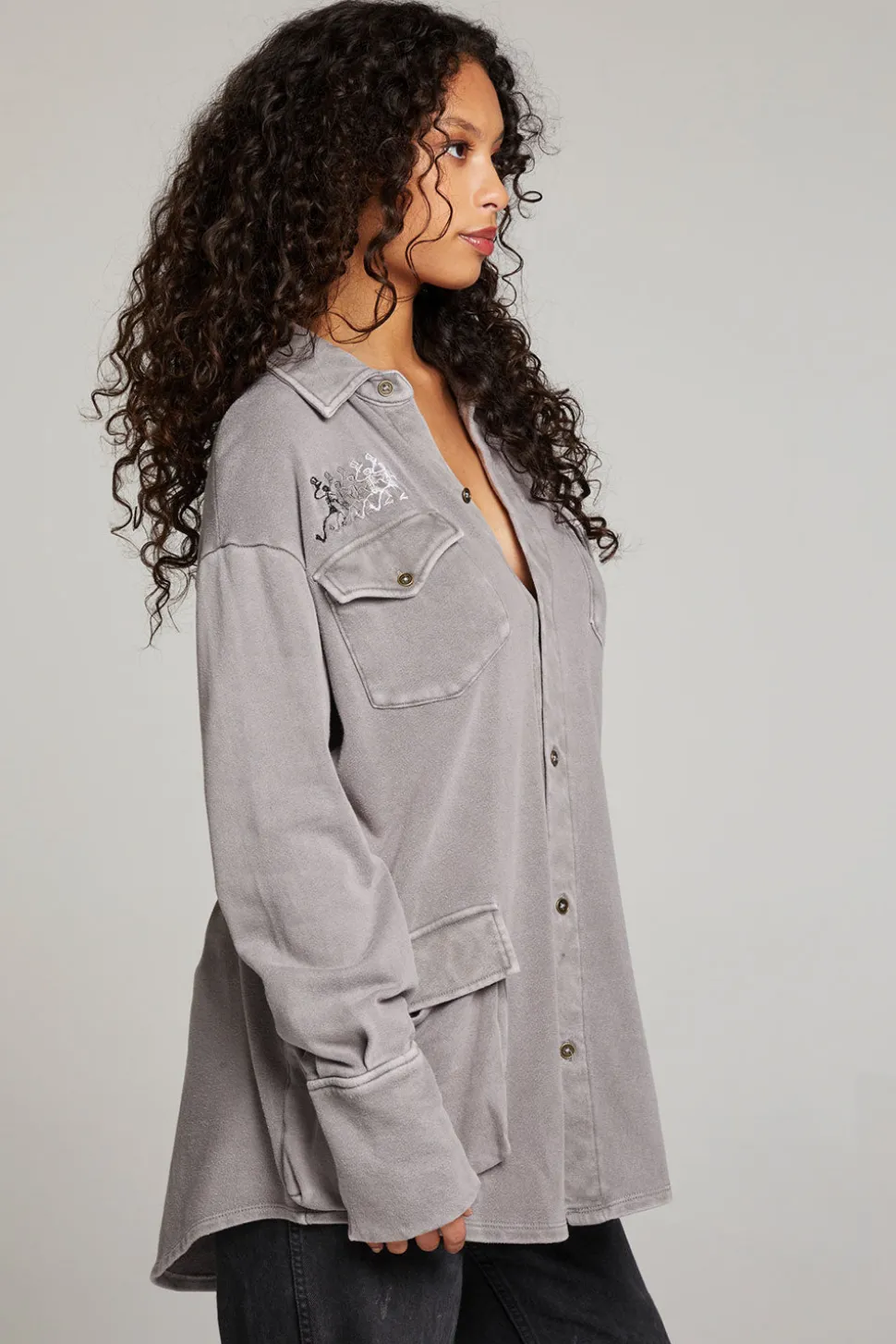 Chaser Brand Grateful Dead Tour Shirt Long Sleeve Button Down Sale