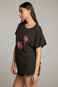 Chaser Brand Gun N' Roses Studded Skull Tee Cheap