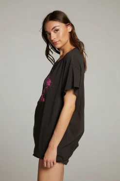 Chaser Brand Gun N' Roses Studded Skull Tee Cheap