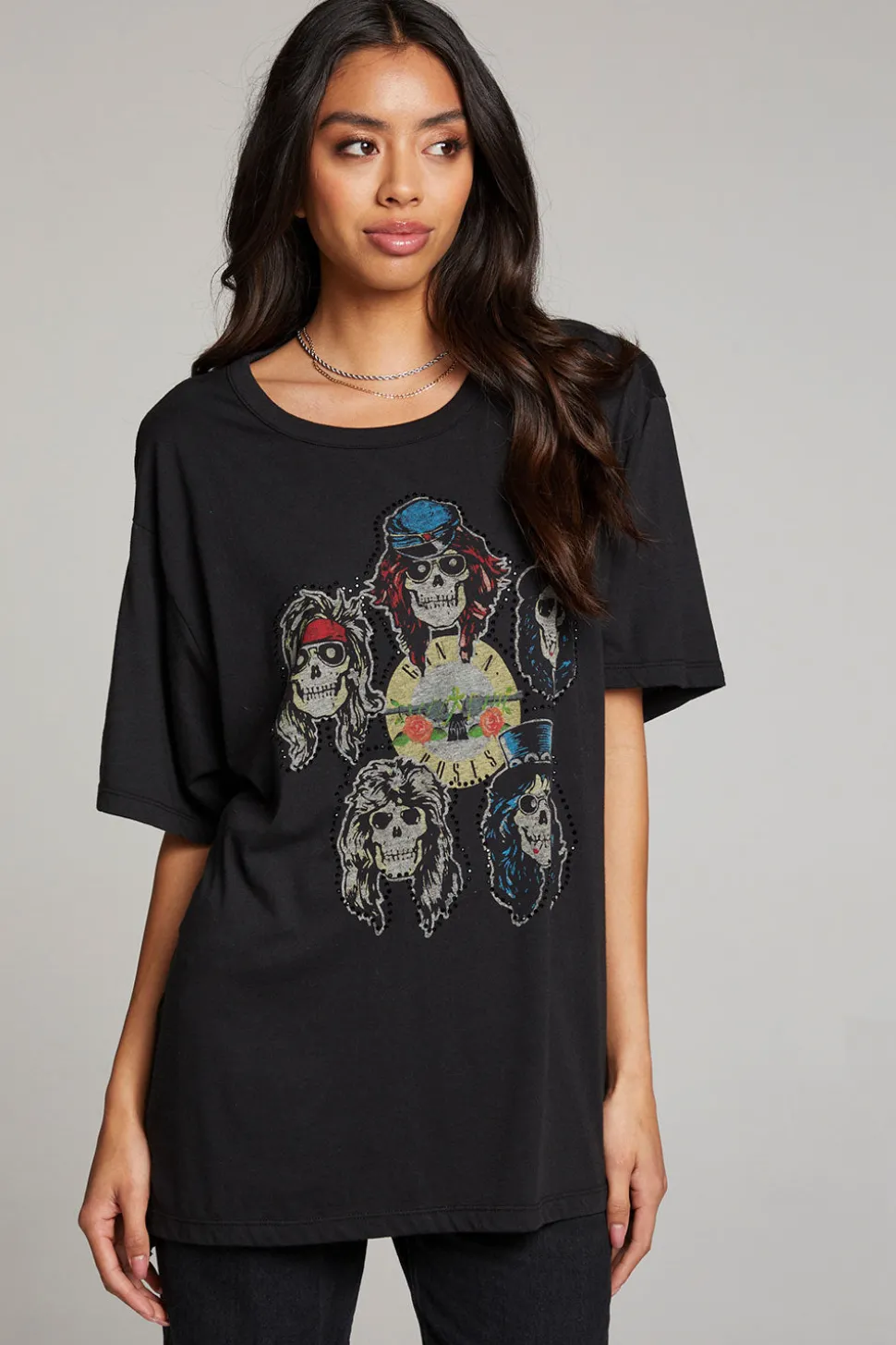 Chaser Brand Guns N' Roses Los Angeles Coliseum One Size Tee Online