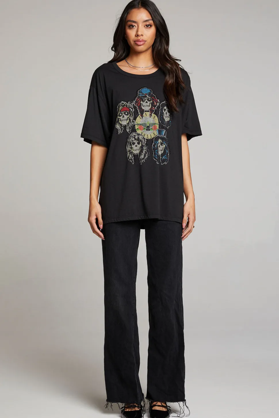 Chaser Brand Guns N' Roses Los Angeles Coliseum One Size Tee Online