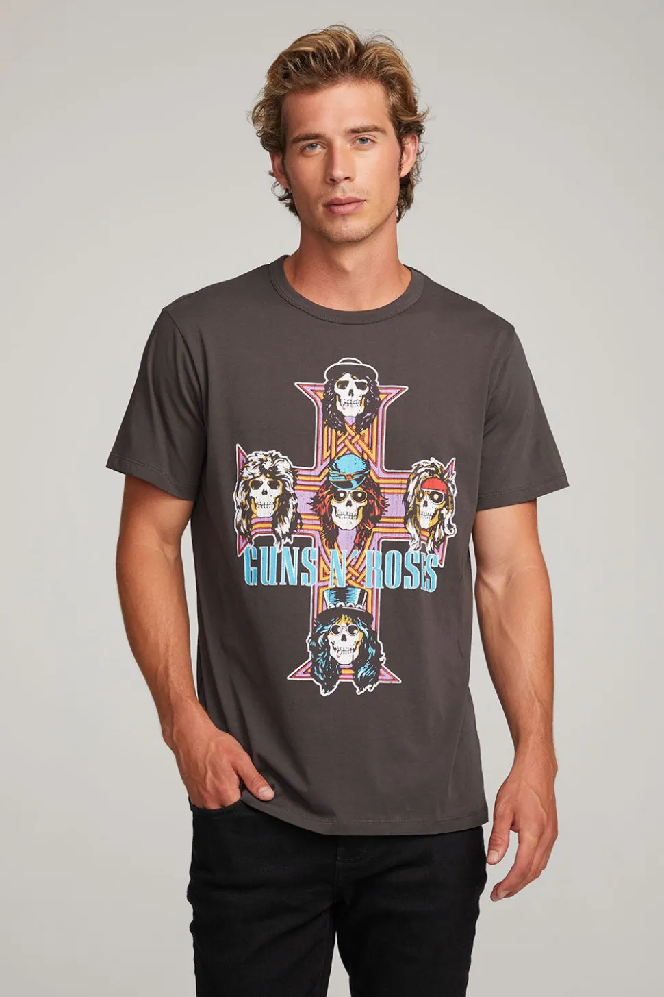 Chaser Brand Guns 'n Roses Paradise City Mens Tee Flash Sale