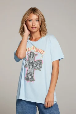 Chaser Brand Guns N' Roses Skull Cross Tee Cheap