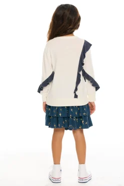 Chaser Brand Harry Potter - Hogwarts Ruffle Pullover Store