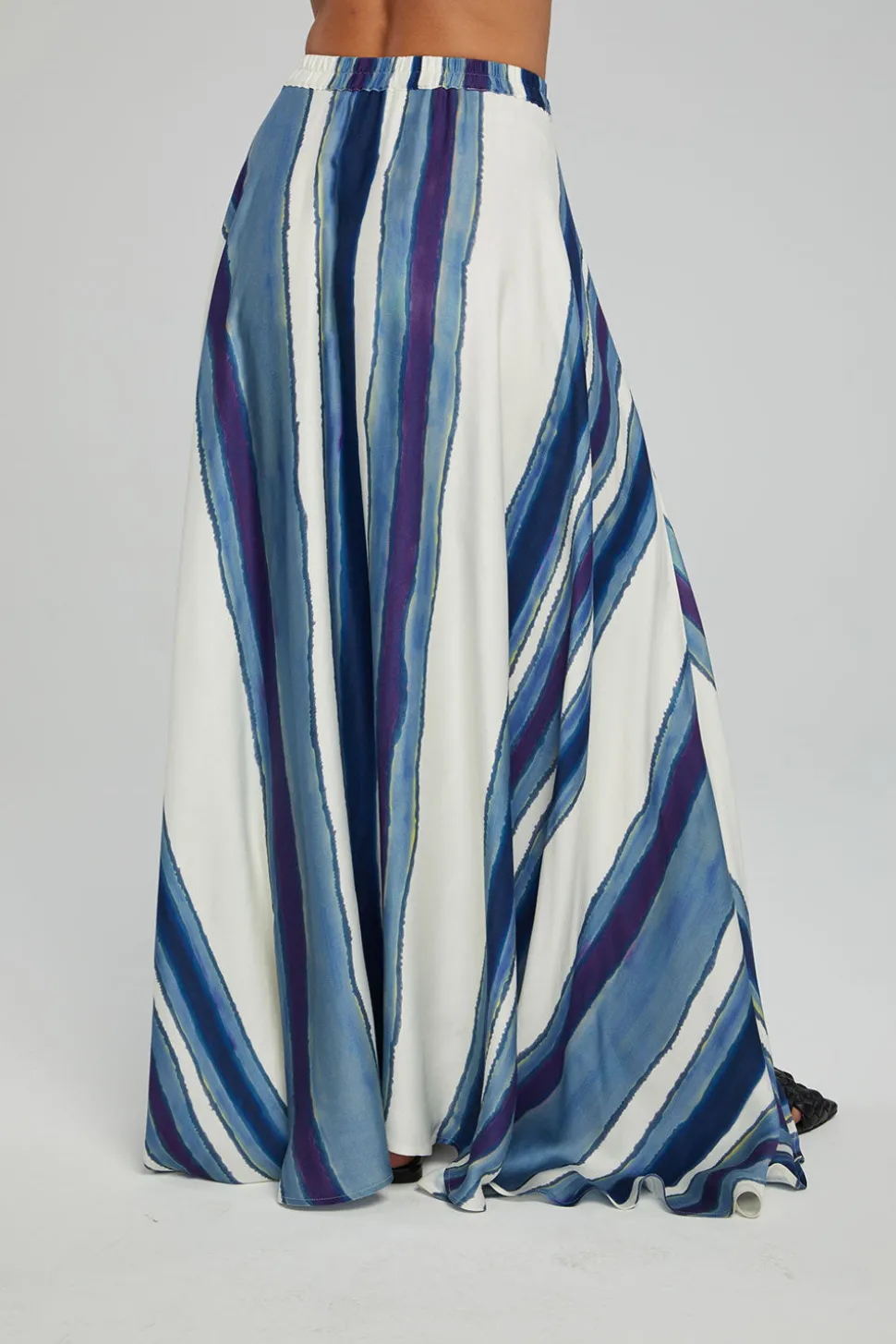 Chaser Brand Hazel Maxi Skirt - Pacific Stripe Outlet