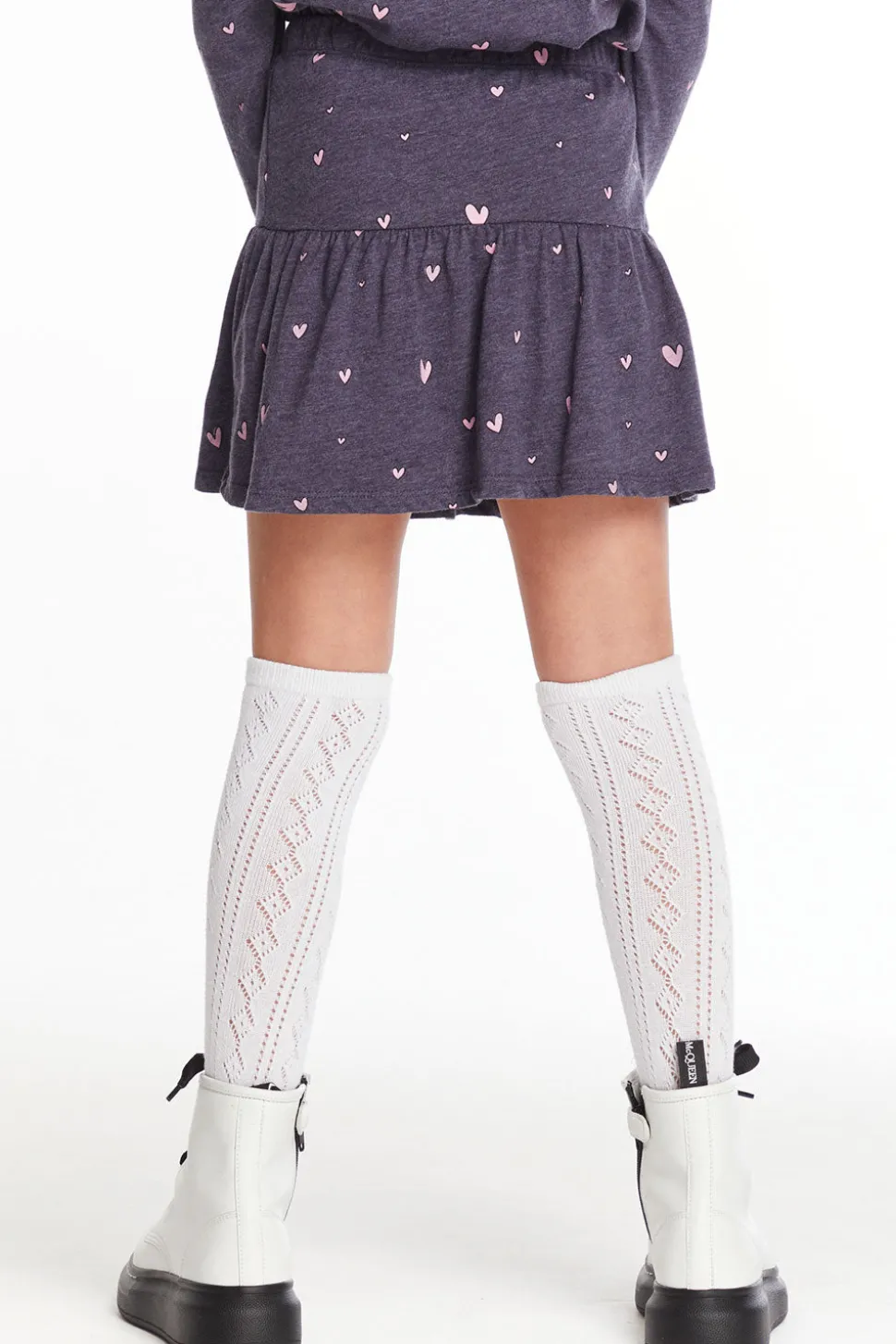 Chaser Brand Hearts Girls Peplum Skort Shop