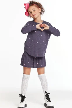 Chaser Brand Hearts Girls Tee Clearance