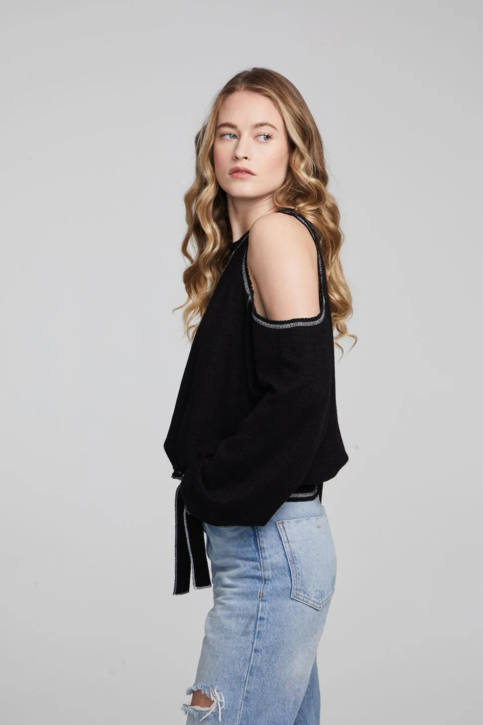 Chaser Brand Hendrix Shadow Black Pullover Best