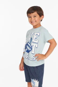 Chaser Brand Hockey Goals Boys Tee Clearance