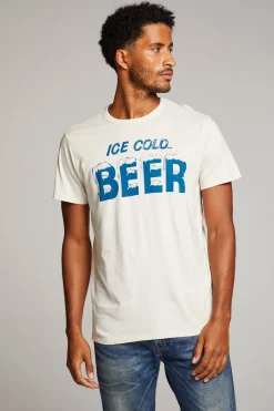 Chaser Brand Ice Cold Beer Mens Tee Discount
