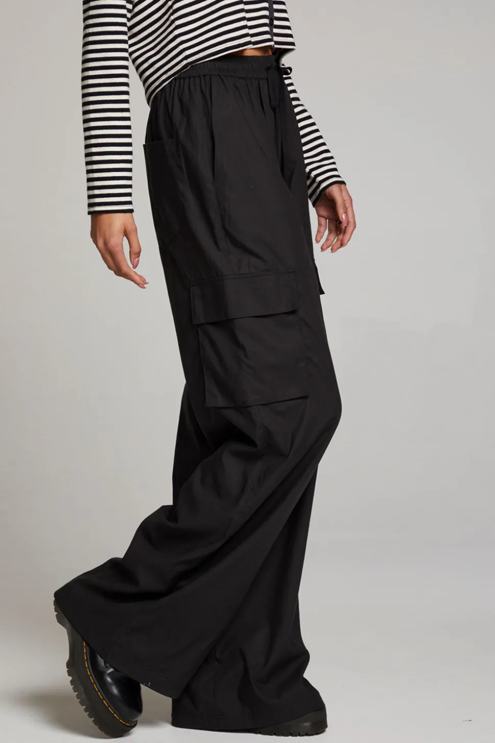 Chaser Brand Iris Licorice Trouser Outlet