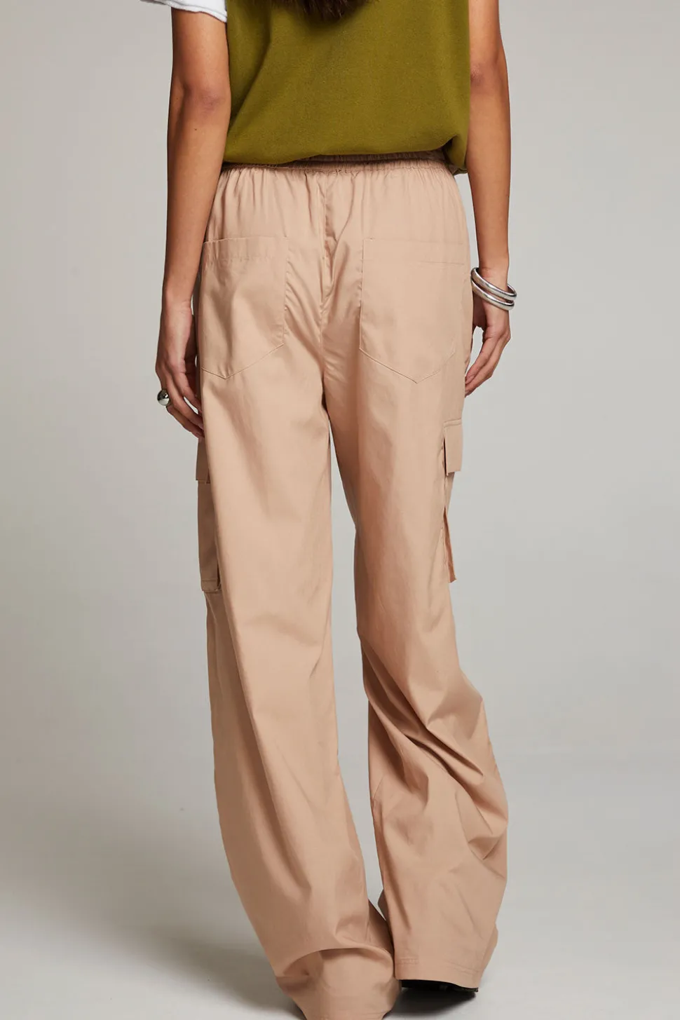Chaser Brand Iris Warm Taupe Trouser Cheap
