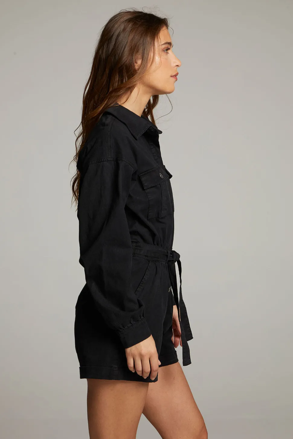 Chaser Brand Isabella Licorice Romper Shop