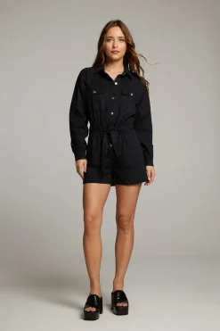 Chaser Brand Isabella Licorice Romper Shop