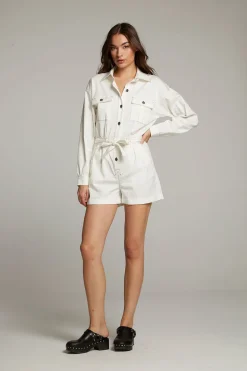 Chaser Brand Isabella White Romper New