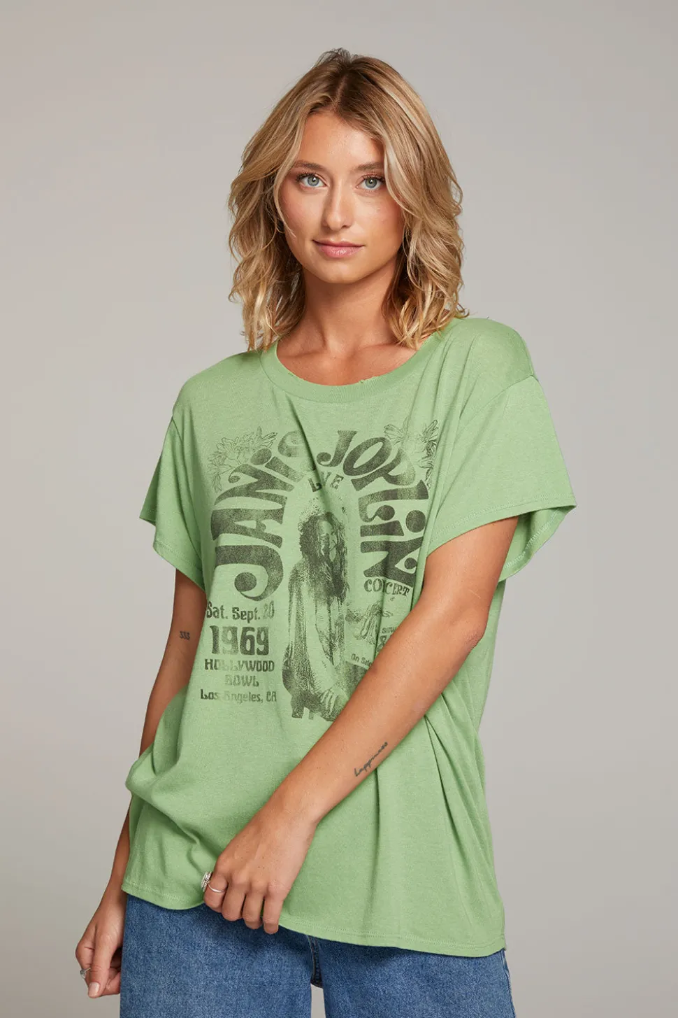 Chaser Brand Janis Joplin Hollywood Bowl Tee Sale