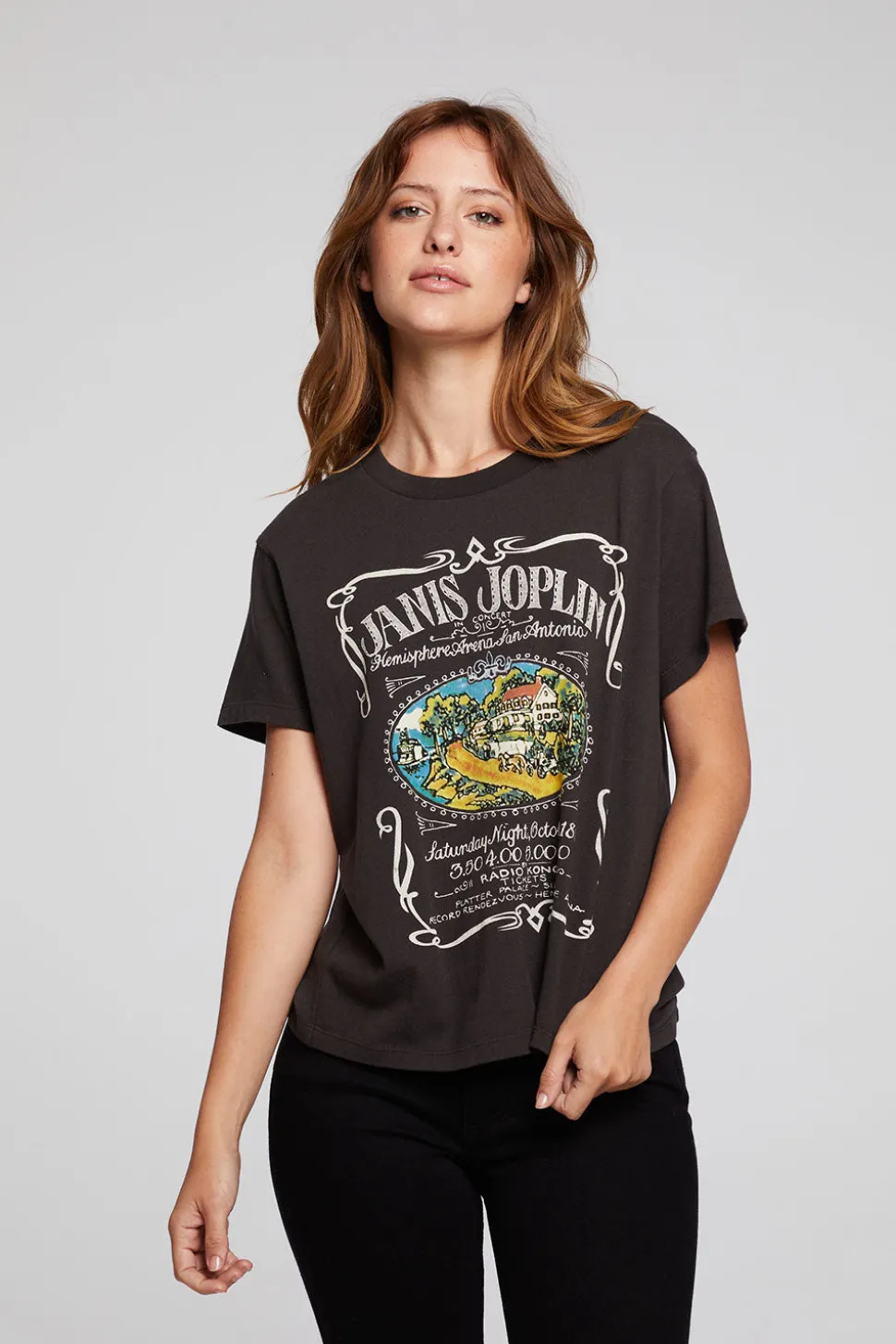 Chaser Brand Janis Joplin In Concert Tee Best Sale
