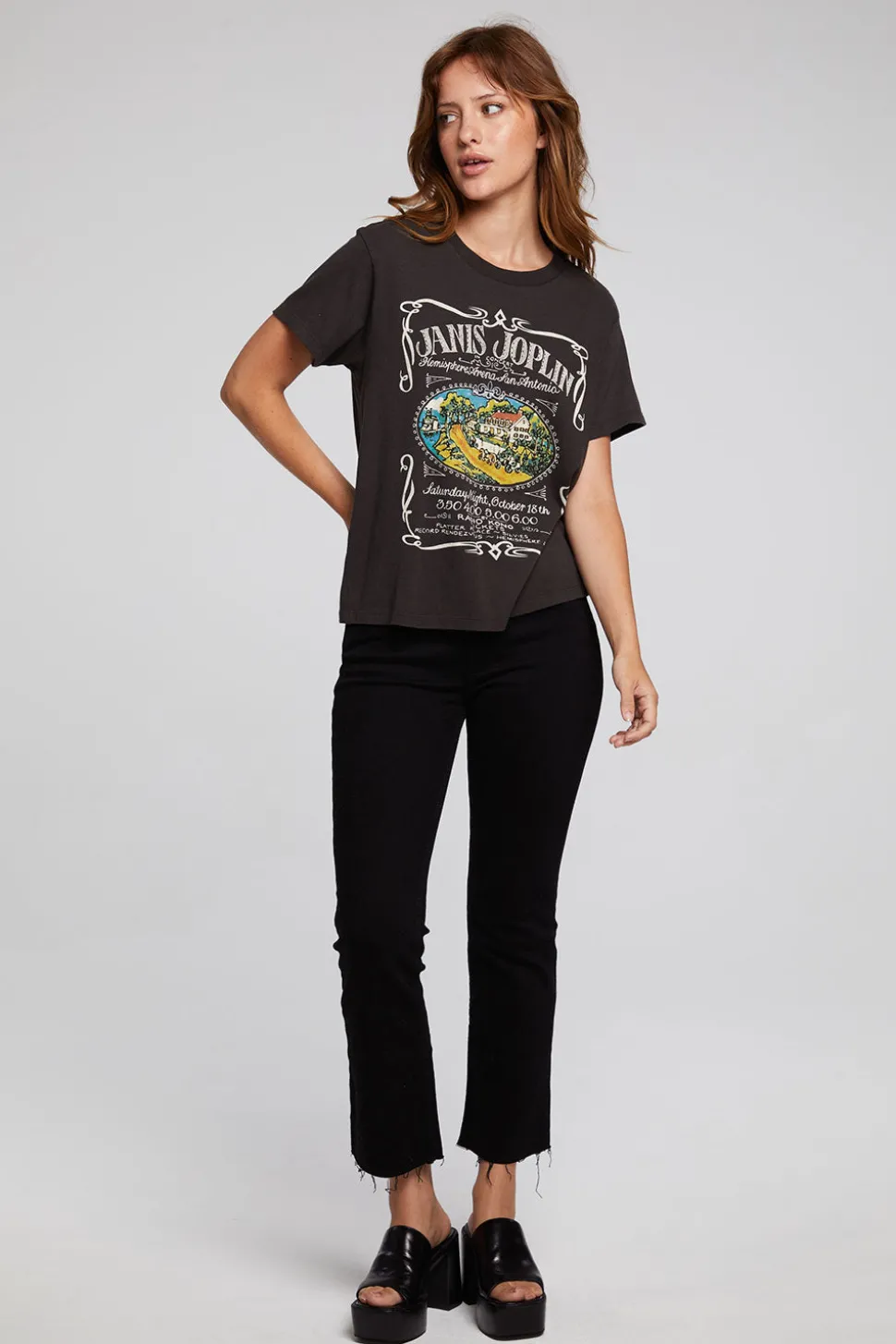 Chaser Brand Janis Joplin In Concert Tee Best Sale