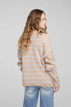 Chaser Brand Jax Fairfax Stripe Pullover Cheap