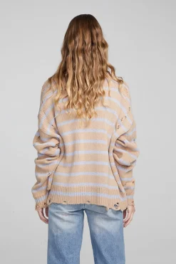 Chaser Brand Jax Fairfax Stripe Pullover Cheap