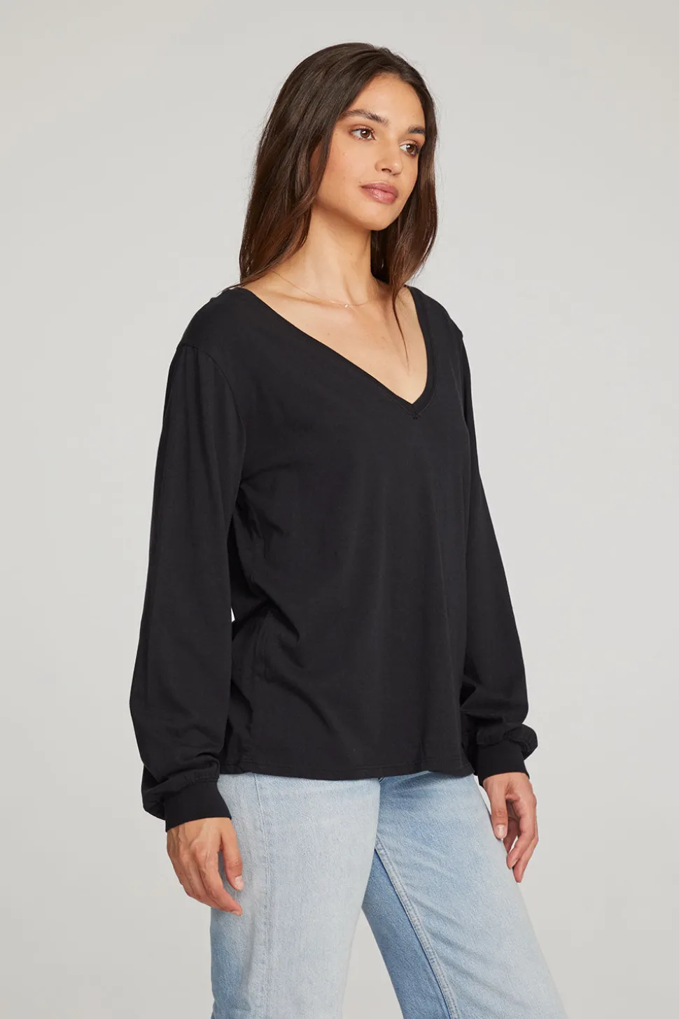 Chaser Brand Kara Black Long Sleeve Online