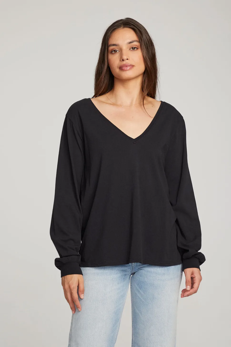 Chaser Brand Kara Black Long Sleeve Online