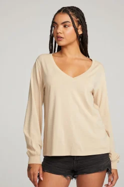 Chaser Brand Kara Cappuccino Long Sleeve Outlet