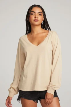 Chaser Brand Kara Cappuccino Long Sleeve Outlet