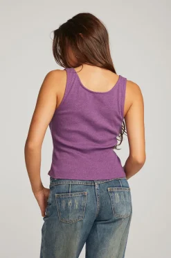 Chaser Brand Lander Eggplant Tank Sale