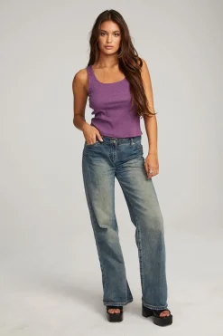 Chaser Brand Lander Eggplant Tank Sale