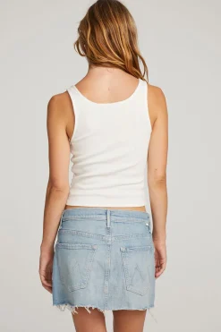 Chaser Brand Lander White Tank Best Sale