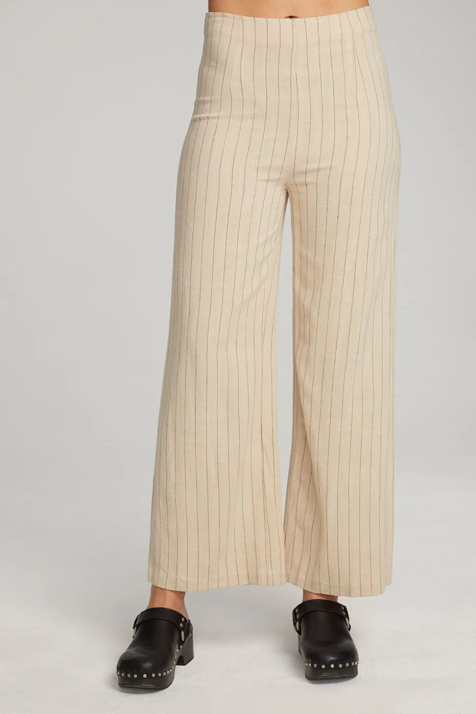 Chaser Brand Laurel White Pinstripe Trouser Clearance