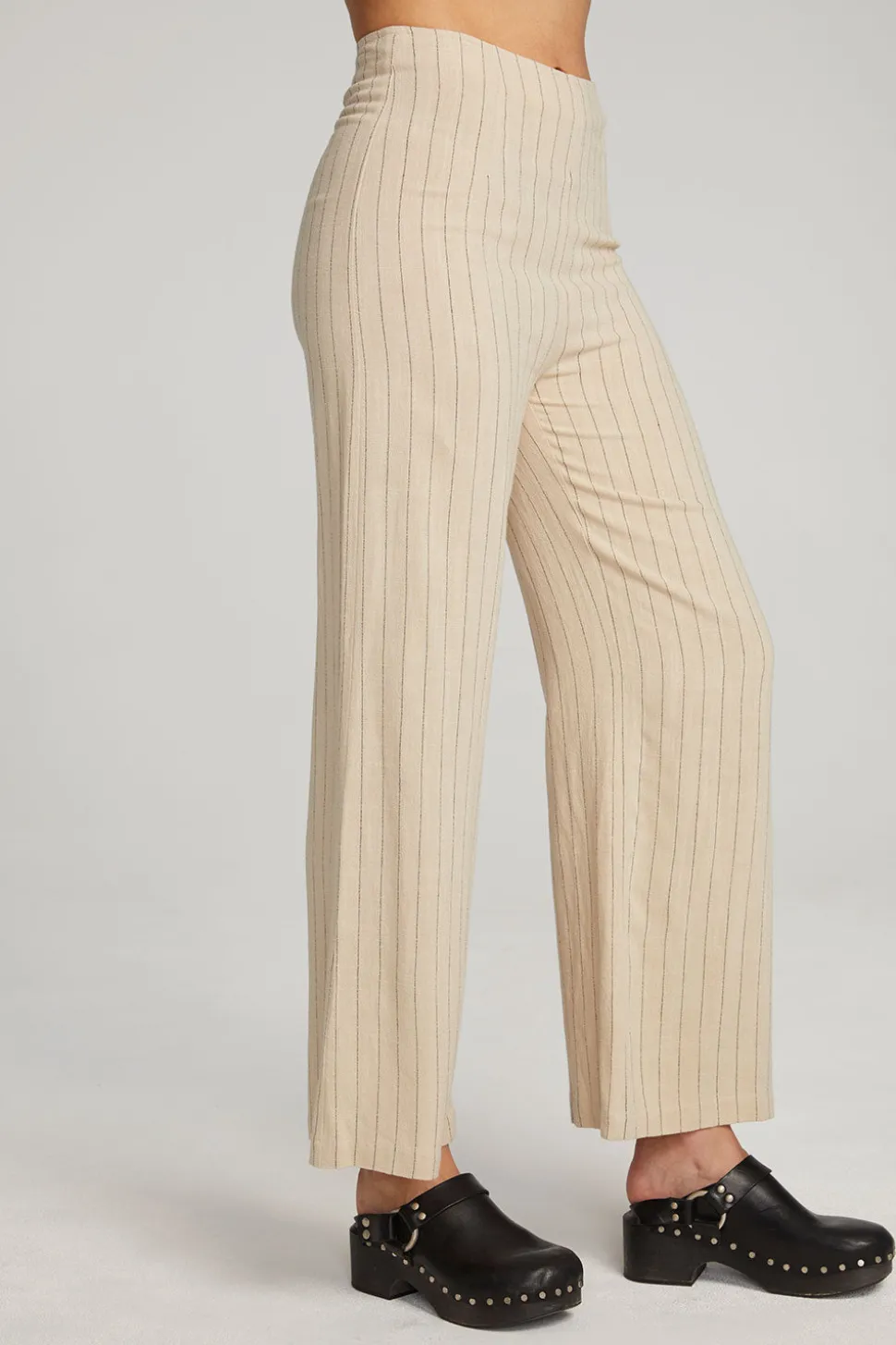 Chaser Brand Laurel White Pinstripe Trouser Clearance