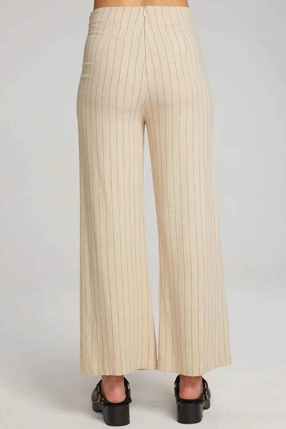 Chaser Brand Laurel White Pinstripe Trouser Clearance