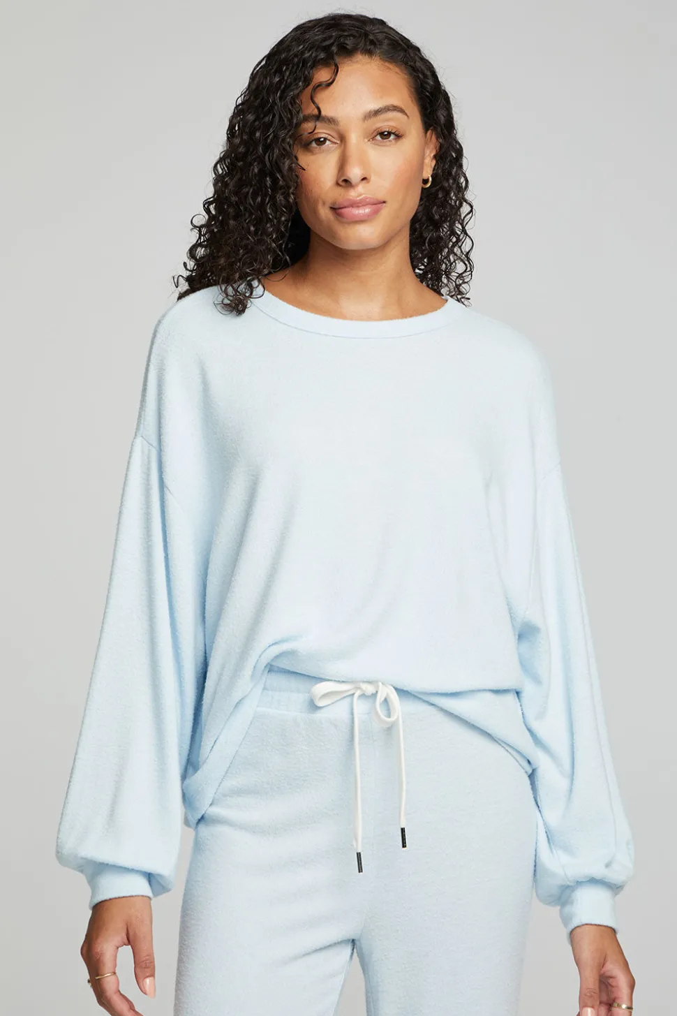 Chaser Brand Lesh Long Sleeve Tee - Tide Blue Sale