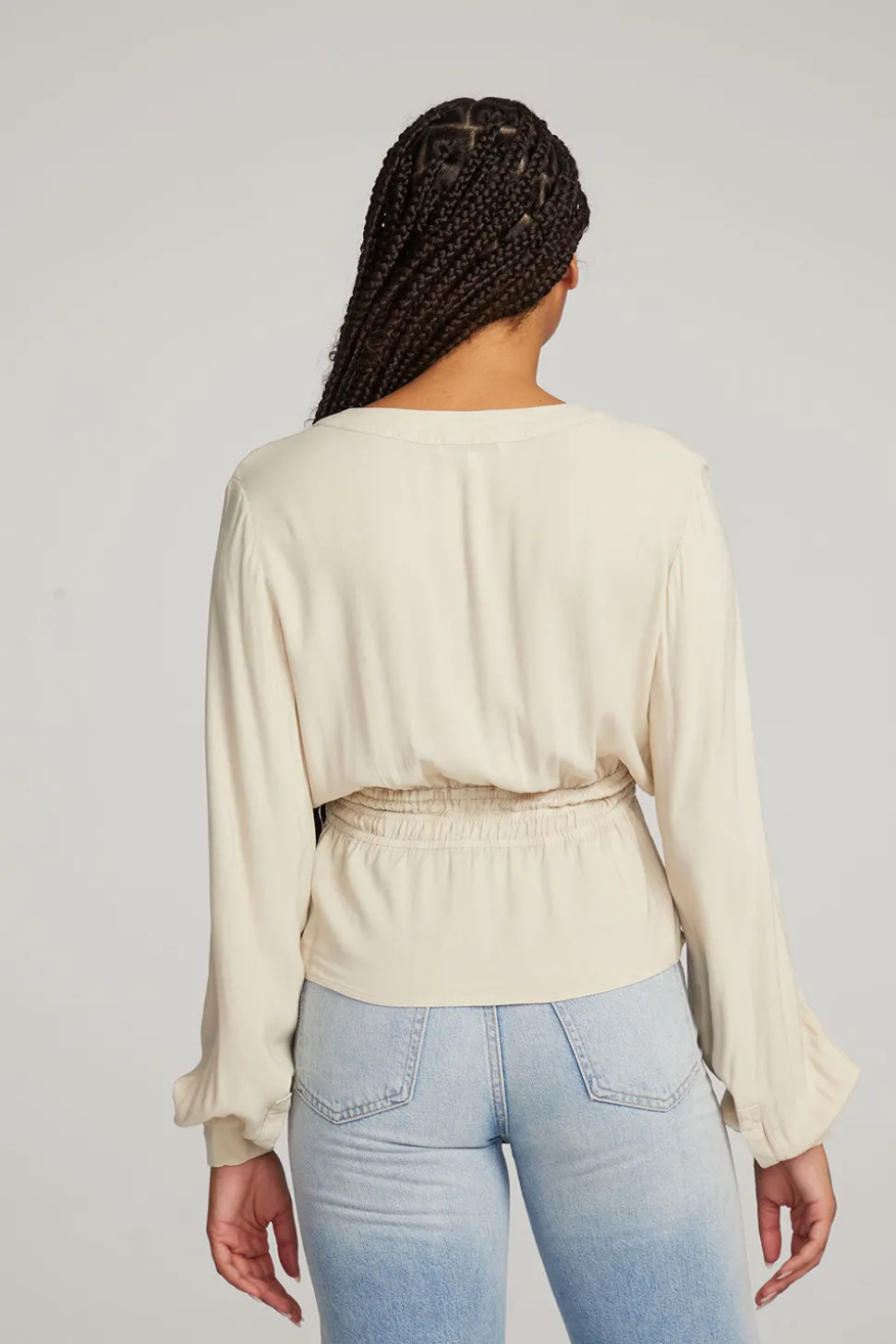Chaser Brand Liberty Bark-White Blouse Hot