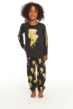 Chaser Brand Lightning Pizzas Cotton Fleece Pants Cheap