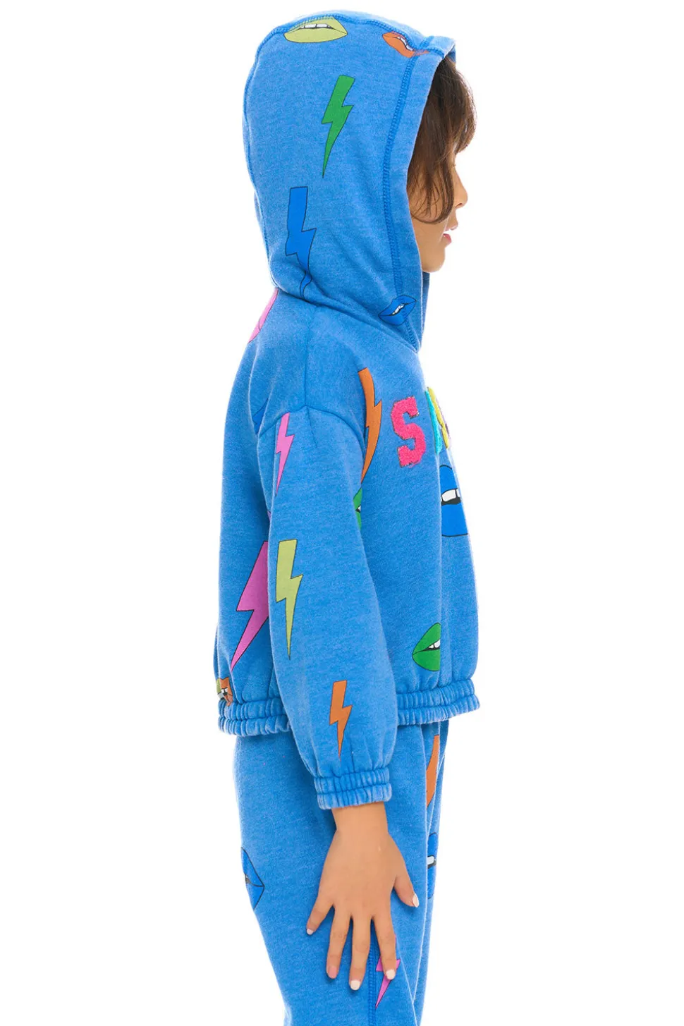 Chaser Brand Lips & Bolts Hoodie Flash Sale