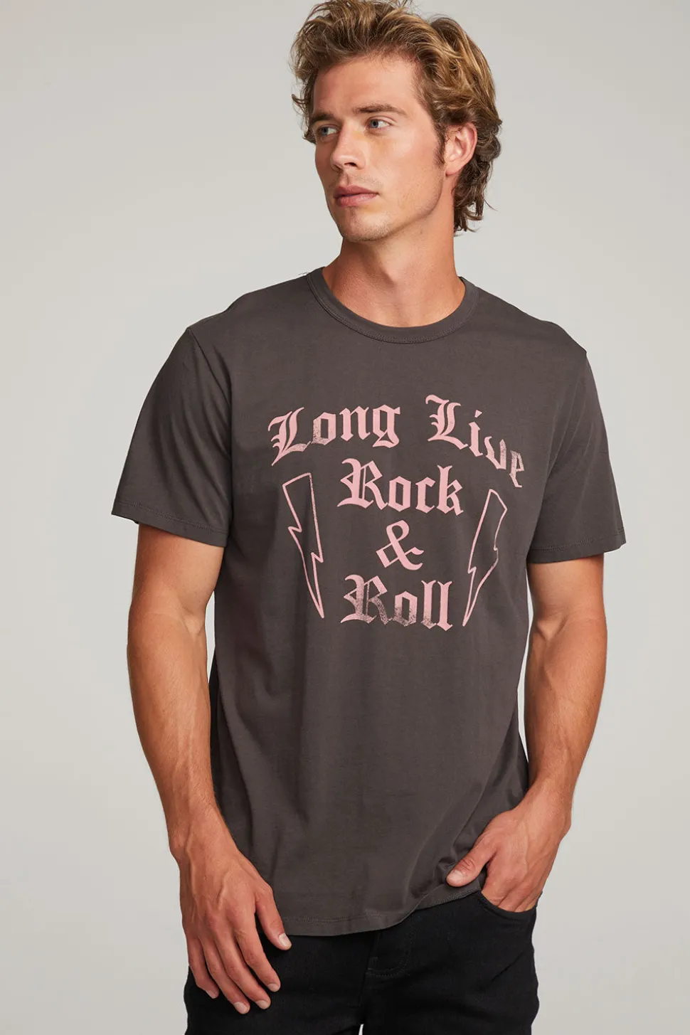 Chaser Brand Long Live Rock Mens Tee Discount