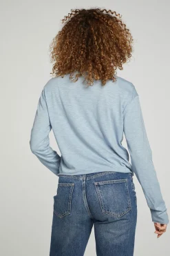 Chaser Brand Long Sleeve Cropped Tee Best