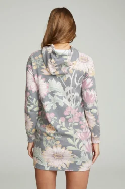 Chaser Brand Long Sleeve Hoodie Dress Fashion