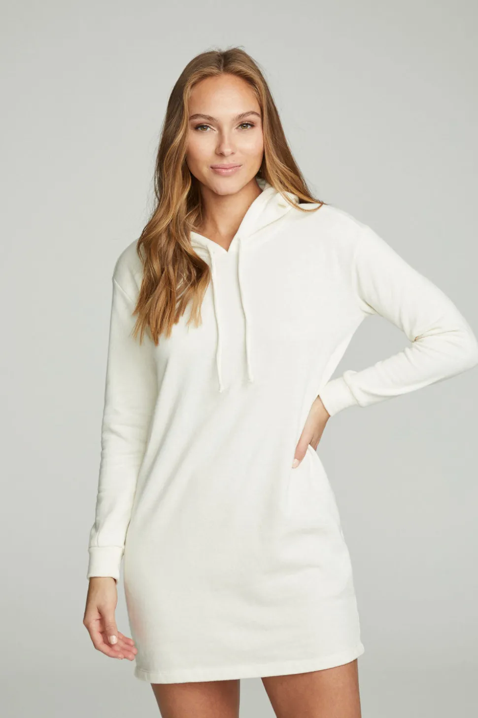 Chaser Brand Long Sleeve Hoodie Dress Hot