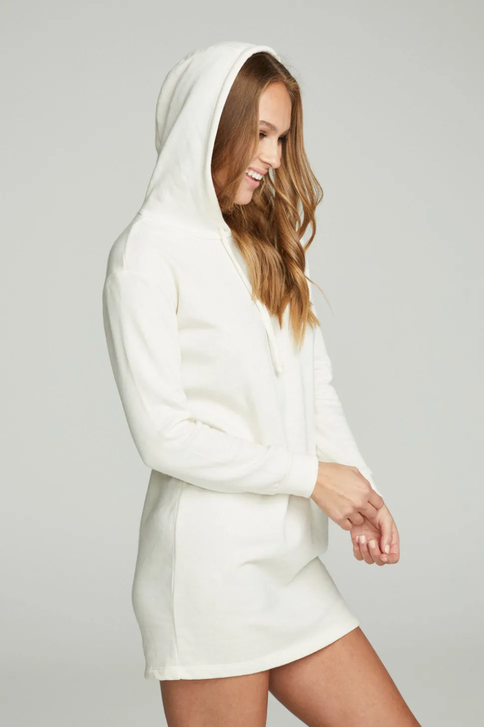 Chaser Brand Long Sleeve Hoodie Dress Hot