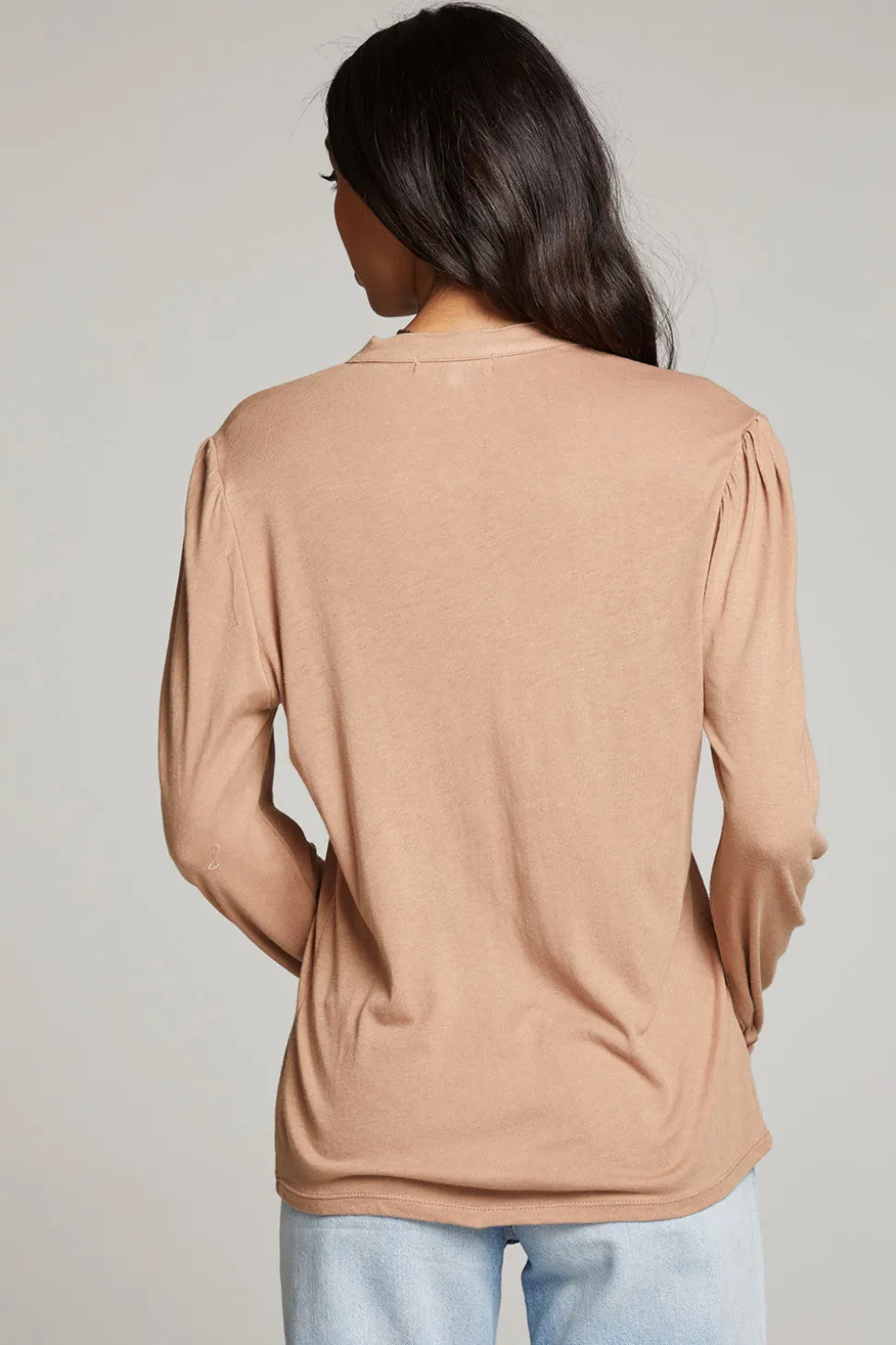 Chaser Brand Lotus Warm Taupe Long Sleeve Shop
