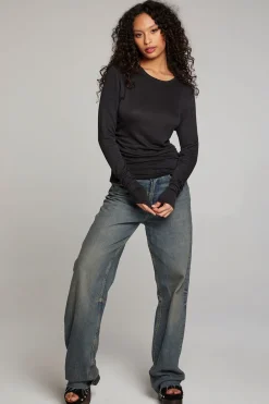 Chaser Brand Louis Licorice Long Sleeve Shop