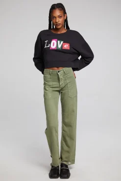 Chaser Brand Love Letters Zuma Pullover Clearance