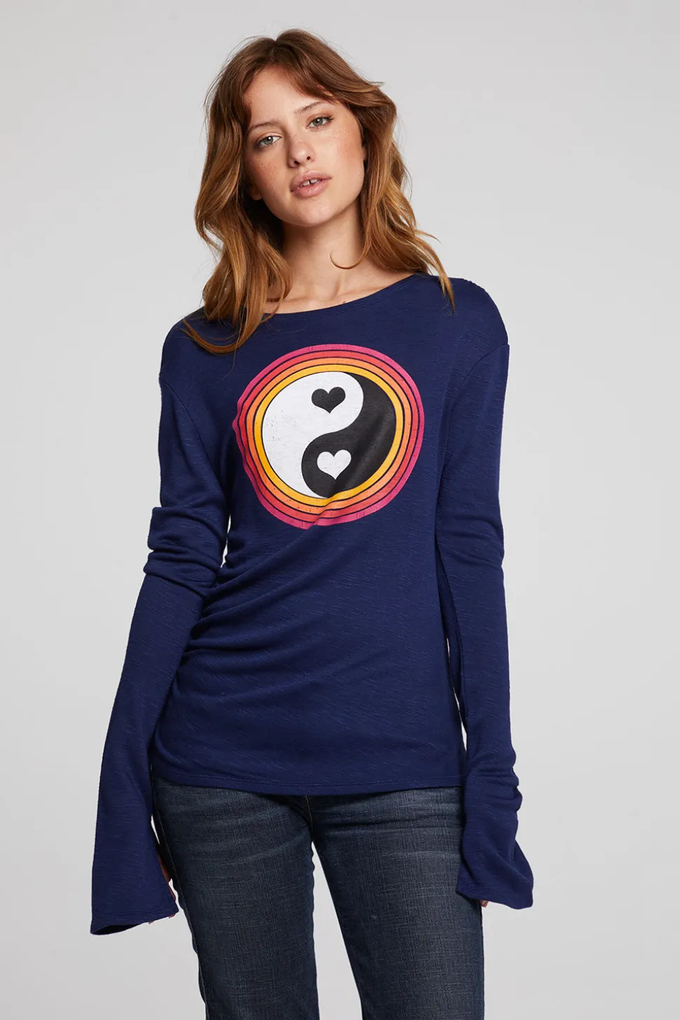 Chaser Brand Love Yin Yang Pullover Discount
